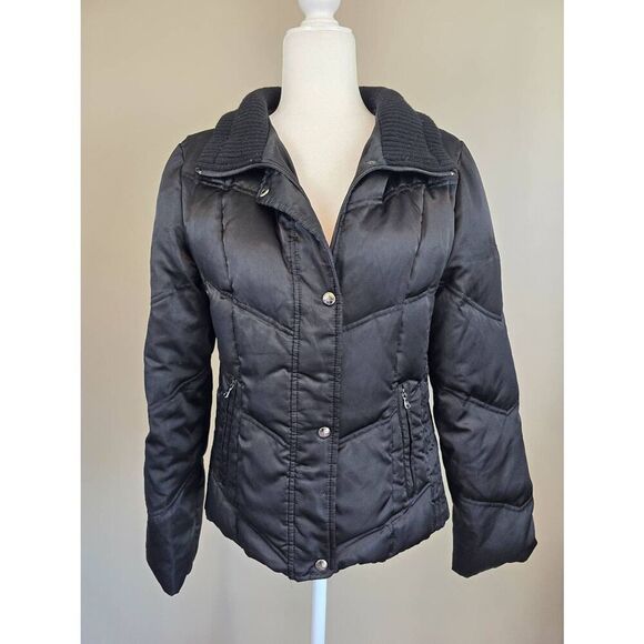 Guess Jacket Black Sz M Down/Feathers - Picture 1 of 9